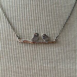 Two little birds necklace